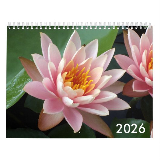 Water Lilies Calendar 2026 カレンダー (カバー)