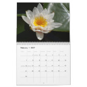 Water Lilies Calendar 2026 カレンダー (2月 2027)