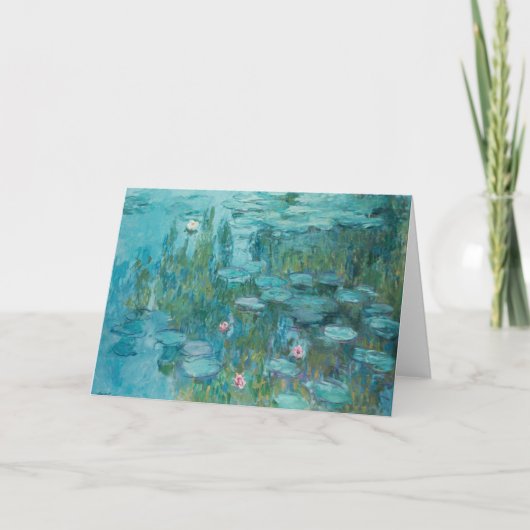 Water Lilies, Fine Art Oil Painting, Claude Monet カード (正面)