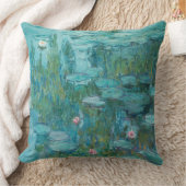Water Lilies, Fine Art Oil Painting, Claude Monet クッション (ブランケット)