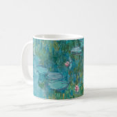 Water Lilies, Fine Art Oil Painting, Claude Monet コーヒーマグカップ (正面左)
