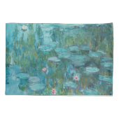 Water Lilies, Fine Art Oil Painting, Claude Monet 枕カバー (裏面)