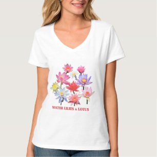 Water Lilies & Lotus Tシャツ