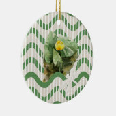 Water lilies pattern セラミックオーナメント (右)