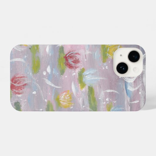 Water Lilies Phone Case iPhoneケース (裏面横)
