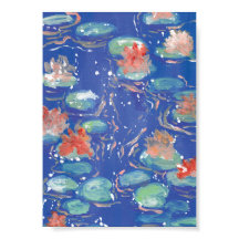 Water Lilies Print, Value Poster Paper (Matte)