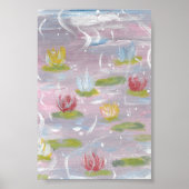 Water Lilies Print, Value Poster Paper (Matte) ポスター (正面)