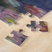 Water Lilies Remix – Neon “FLOW” Wall Art & Gifts ジグソーパズル (側面)