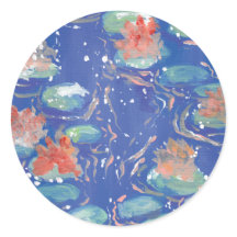 Water Lilies Stickers