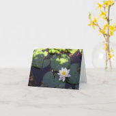 Water Lilyノートカード カード (黄色い花)