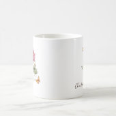 Water Lily Birth Month Flower コーヒーマグカップ (中央)