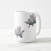 Water Lily Flower Maureen Girard コーヒーマグカップ (正面右)