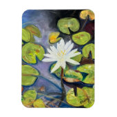 Water Lily in Bloom Magnet マグネット (縦)
