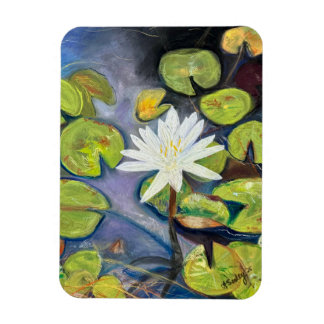 Water Lily in Bloom Magnet マグネット