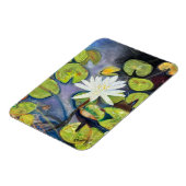 Water Lily in Bloom Magnet マグネット (左側)