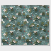 Water Lily Pond Wrapping Paper ラッピングペーパー (フラット)