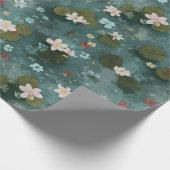 Water Lily Pond Wrapping Paper ラッピングペーパー (角)