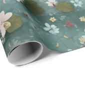 Water Lily Pond Wrapping Paper ラッピングペーパー (ロールコーナー)