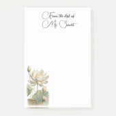 Water Lily post-itノート ポストイット (正面)