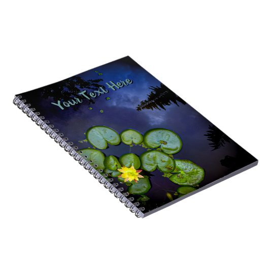 "Water Lily" Spiral Notebook ノートブック (右側)