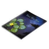 "Water Lily" Spiral Notebook ノートブック (左側)
