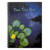 "Water Lily" Spiral Notebook ノートブック (正面)