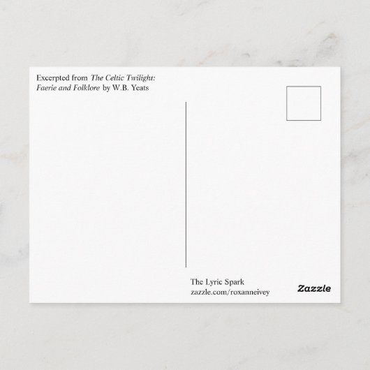 Water Lily Stillness Postcard ポストカード (裏面)