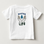 Water Love Baby Tee ベビーTシャツ (裏面)