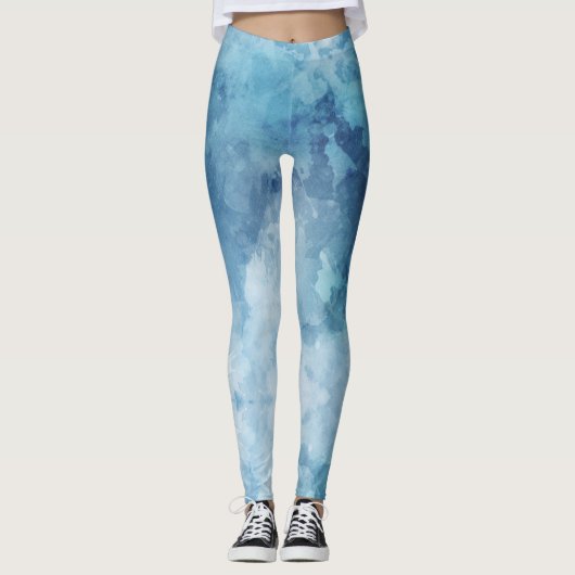 Water Love - Power Yoga Leggings レギンス (正面)