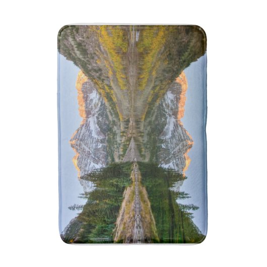 Water | Maroon Bells Lake Aspen Trees バスマット (正面縦)