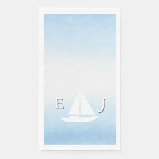 Water Meets Sky Watercolor Wedding (正面)