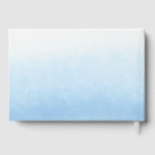 Water Meets Sky Watercolor Wedding ゲストブック (裏面)