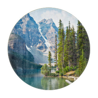 Water | Moraine Lake, Canada カッティングボード