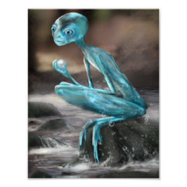 water nymph / sprite poster / print フォトプリント           