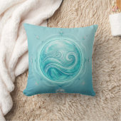 Water Oracle Orb – Flow of Intuition クッション (ブランケット)