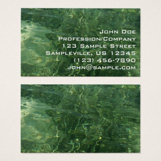 Water over Sea Grass II (Blue and Green)写真 (正面&裏面)