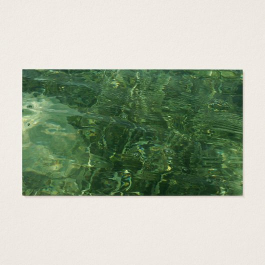 Water over Sea Grass II (Blue and Green)写真 (裏面)