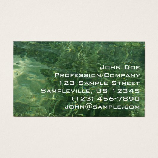 Water over Sea Grass II (Blue and Green)写真 (正面)