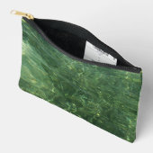 Water over Sea Grass II (Blue and Green)写真 アクセサリーポーチ (見開き)
