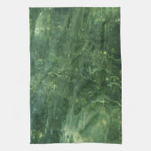 Water over Sea Grass II (Blue and Green)写真 キッチンタオル (縦)