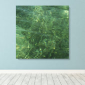 Water over Sea Grass II (Blue and Green)写真 キャンバスプリント (インサイチュ (ウッドフロア))