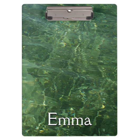 Water over Sea Grass II (Blue and Green)写真 クリップボード (正面)