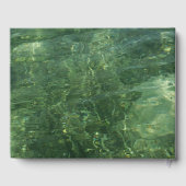 Water over Sea Grass II (Blue and Green)写真 ゲストブック (裏面)