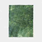 Water over Sea Grass II (Blue and Green)写真 フリースブランケット (正面)