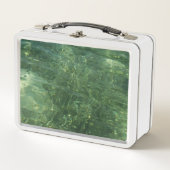 Water over Sea Grass II (Blue and Green)写真 メタルランチボックス (正面)