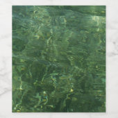 Water over Sea Grass II (Blue and Green)写真 ワインラベル (シングルラベル)