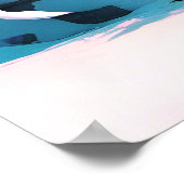 Water Paint Cats Digital ポスター (角)