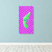 Water pistol toy Wasserpistole Spielzeug photo art キャンバスプリント (インサイチュ (ウッドフロア))