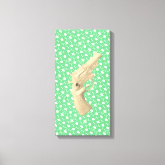Water pistol toy Wasserpistole Spielzeug photo art キャンバスプリント (正面)