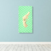 Water pistol toy Wasserpistole Spielzeug photo art キャンバスプリント (インサイチュ (ウッドフロア))